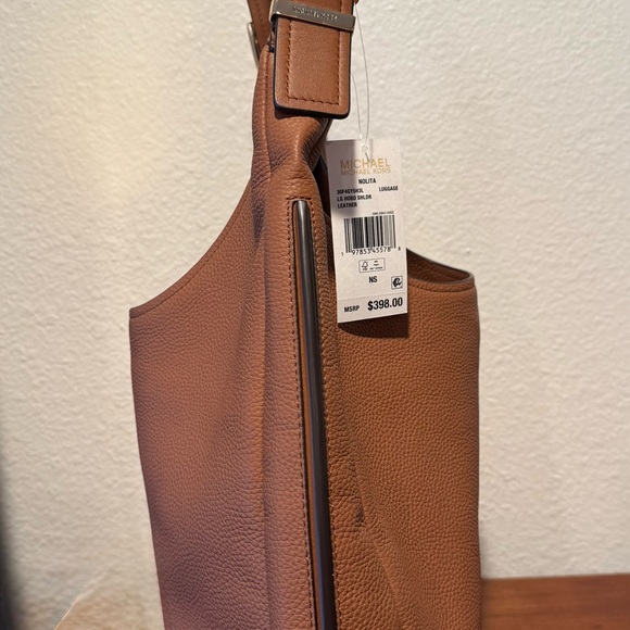 Michael Kors Nolita Large Leather Hobo Shoulder Bag - Picture 2 of 6